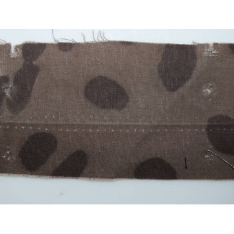 Waffen-SS camouflage fabric piece Platanenmuster, single-sided print. Espenlaub militaria