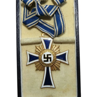 3er Reich madre cruzan en oro con la caja original de emisión R.Souval Wien. Espenlaub militaria