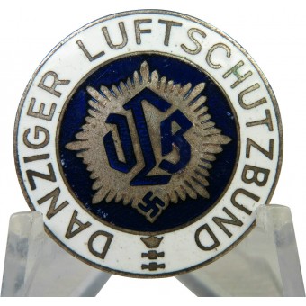 Знак ПВО города Данциг. Abzeichen Danziger Luftschutzbund im 3.Reich. Espenlaub militaria