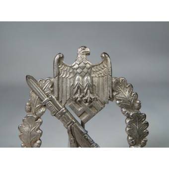 Infanteriets överfallsmärke i silver, märkt CW av Carl Wild. Espenlaub militaria