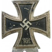 Железный крест 1. кл, 1939. Сердцевина  из мельхиора