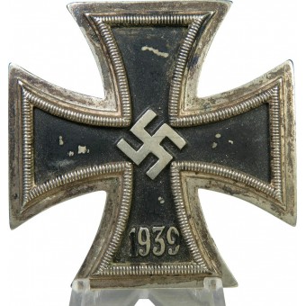 Железный крест 1. кл, 1939. Сердцевина  из мельхиора. Espenlaub militaria