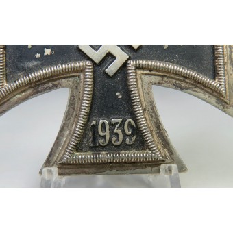 Железный крест 1. кл, 1939. Сердцевина  из мельхиора. Espenlaub militaria