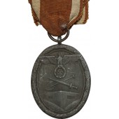 Westwall medaille, 2e type. Zink.