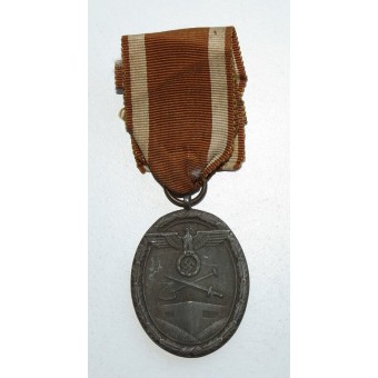 Médaille Westwall, 2ème type. Zinc.. Espenlaub militaria