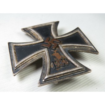 Croix de fer, 1re classe, 3e Reich, marqué « 20 » - CF. Zimmermann Pforzheim. Espenlaub militaria