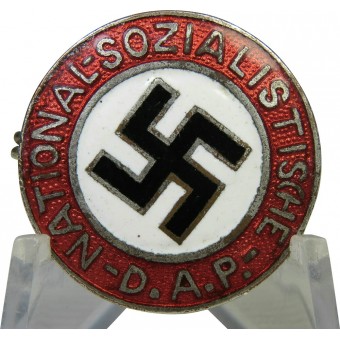 NSDAP member badge, early curved C GES.GESCH. Espenlaub militaria