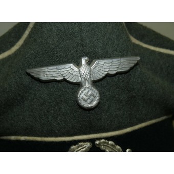 Wehrmacht infanterieofficieren Visor Hat van standaard velddoek. Espenlaub militaria