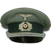 Early Infantry German officers visor hat