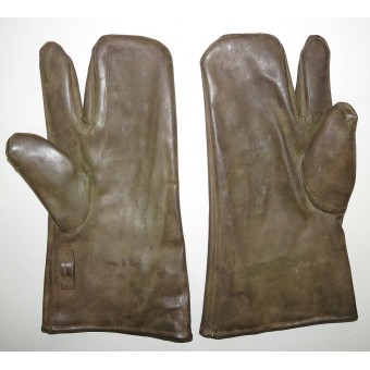 Рукавицы-перчатки к защитному хим костюму. Клеймо 1940-й год. Espenlaub militaria
