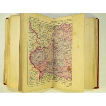 Neuvostoliittokaavio Atlas, painos 1940, pieni taskukoko, harvinainen.. Espenlaub militaria