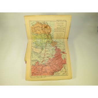 URSS atlas graphique, édition 1940, la petite taille de poche, Rare.. Espenlaub militaria