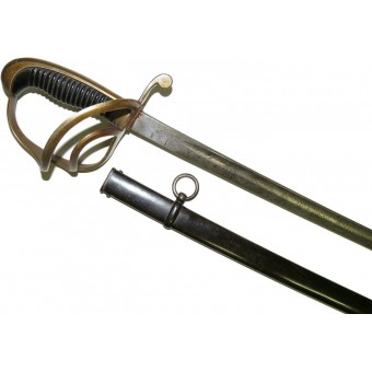 Bavarian cavalry sabre, beginning of 20th century, etched K.B. I Train Bataillon. Espenlaub militaria