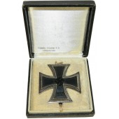 EK1, Croce di Ferro 1939, 1a classe con scatola. Wilhelm Deumer