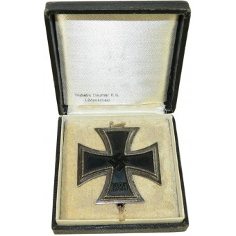 EK1, croix de fer 1939, 1ère classe avec la boîte. Wilhelm Deumer. Espenlaub militaria
