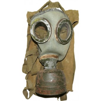 Estonie ARS fait système Dräger masque à gaz avec le sac. Espenlaub militaria