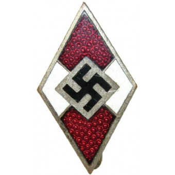 HJ, Hitlerjugend badge memebr, 2ème modèle, RZM M1 / ​​62. Espenlaub militaria