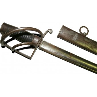 Keisarillinen saksalainen Rumford Chevauxlegersäbel m 1788, raskas ratsuväen saber. Espenlaub militaria