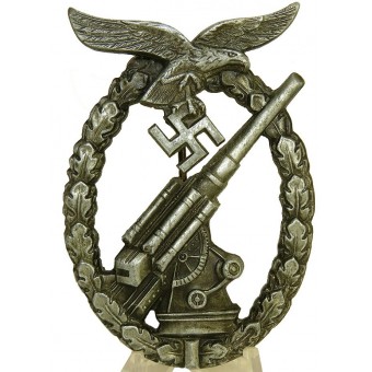 Luftwaffe FLAK, insigne antiaérien, Flakkampfabzeichen, WH. Espenlaub militaria