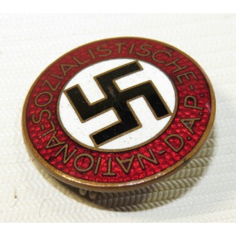 Placa de miembro del Partido Nacionalsocialista, M1 / ​​161 RZM. Espenlaub militaria