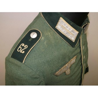 Gesalzener Waffenrock mit Kammerstempel und Riemen des 62 Inf Rgt. Espenlaub militaria