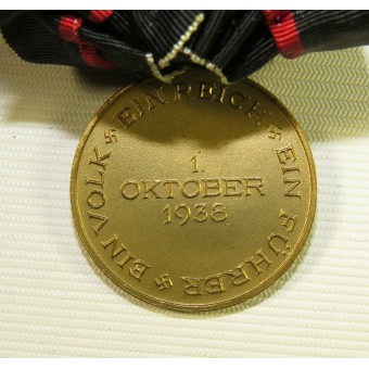 Médaille-1 Sudètes Okt 1938 années. Espenlaub militaria