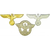 De set van drie 3rd Reich hat eagles