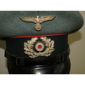 Wehrmacht Artillerie Schirmmütze, frühes Peküro für Soldaten. Espenlaub militaria