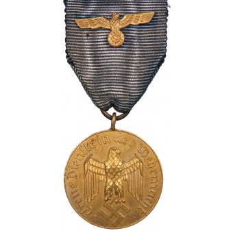 3rd Reich service medal for 12 years in Wehrmacht.. Espenlaub militaria