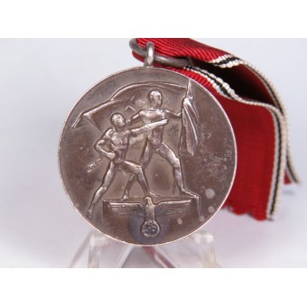Medalla conmemorativa en honor de Anschluss de Austria el 13 de marzo de 1938. Espenlaub militaria