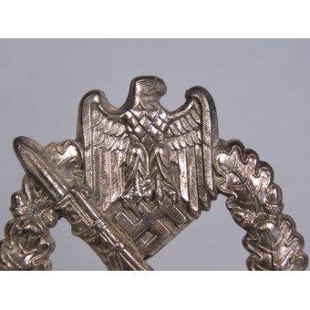 Infanteriesturmabzeichen en Silber-Deumer, Zinc hueco. Perfecto estado. Espenlaub militaria