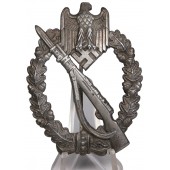 Infanteriesturmabzeichen in Silber JB & Co Placa de zinc sin marcar