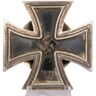 Fer Cross 1ère classe 1939. Rudolf Souval Wien. L / 58. Visser le dos. Espenlaub militaria