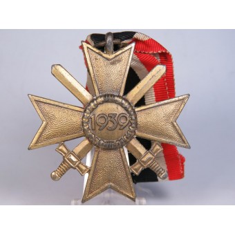 Kriegsverdienst Kreuz Mit Schwertern II Klasse 1939, marqué 100 - Rudolf Wächter & Lange. Espenlaub militaria