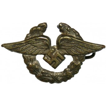 Distintivo di Luftwaffe per dipendenti civili e lavoratori, secondo tipo. Espenlaub militaria