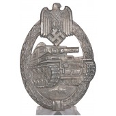 Panzerkampfabzeichen in Silber - R.S. Mindre bokstäver typ