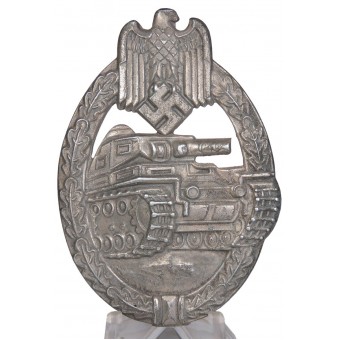 PanzerkAmpfabzeichen Silberissä - R.S. Pienempi kirjaintyyppi. Espenlaub militaria