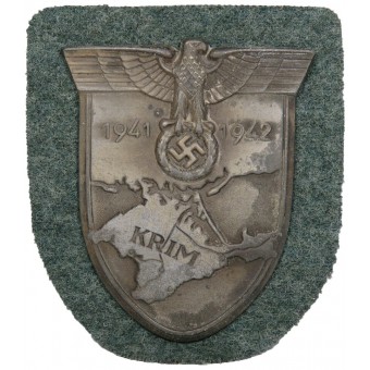 Scudo manica per la campagna di Crimea del 1941-42. Wilhelm Deumer. Zinco. Espenlaub militaria