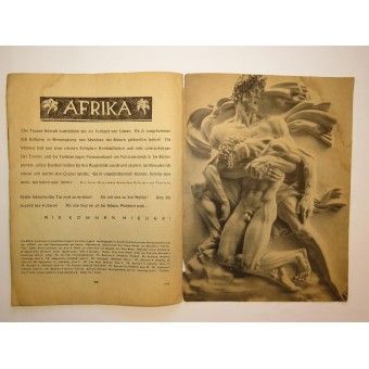 Afrika número especial de la revista Der Pimpf para HJ. Espenlaub militaria