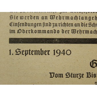 Matériel éducatif pour la Wehrmacht. lettres de soldats pour la promotion de la carrière. Espenlaub militaria