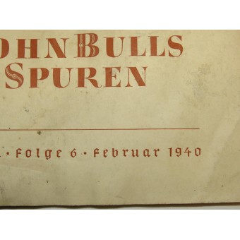 Seguendo le tracce di John Bull. Propaganda libro didattico per HJ. Espenlaub militaria