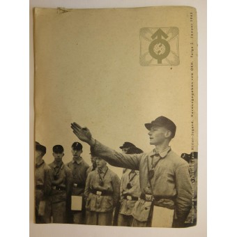 Grenadjärattack, informationsbroschyr för ledare för Hitlerjugend. Januari 1943. Espenlaub militaria