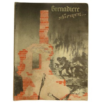 Grenadier attack,  informative booklet for Hitler youth leaders. January 1943. Espenlaub militaria