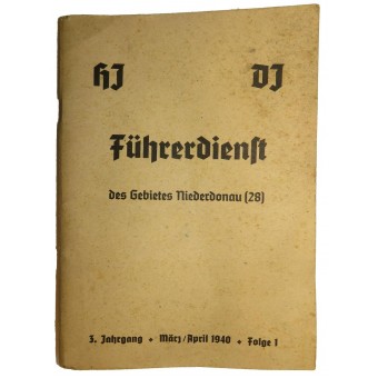 HJ-DJ-johtajan käsikirja, März/huhtikuu 1940. Espenlaub militaria