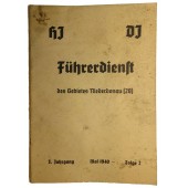 HJ -DJ Führerhandbuch mit Propaganda, 1940, Mai