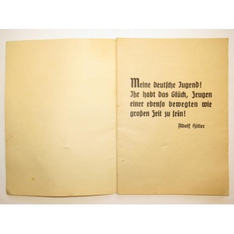 HJ -DJ Führerhandbuch mit Propaganda, 1940, Mai. Espenlaub militaria