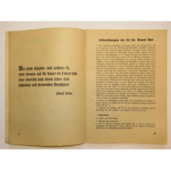 HJ -DJ Leaderin käsikirja propagandan kanssa, 1940, toukokuu. Espenlaub militaria