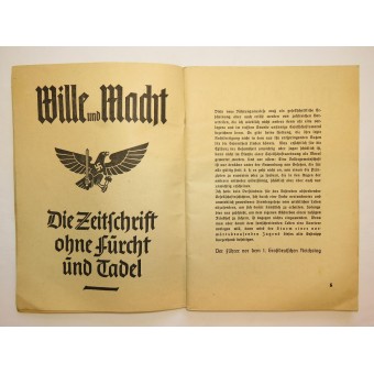 Патриотический ежемесячник для лидеров гитлерюгенд Ноябрь 1940. Espenlaub militaria