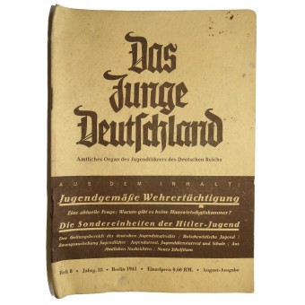 Le magazine de propagande pour la jeunesse allemande - Das Deutschland Junge. Espenlaub militaria