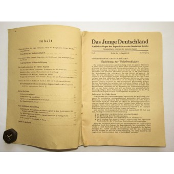 Propaganda -aikakauslehti saksalaisille nuorille - Das Junge Deutschland. Espenlaub militaria
